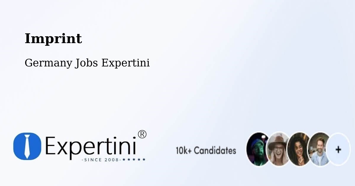 Imprint – Lippstadt - Germany Jobs Expertini